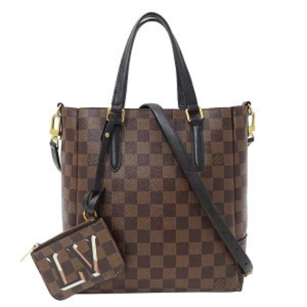 Louis Vuitton Bag Handbag Shoulder Damier Canvas Belmont NV Brown